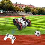 Amphibious RC Car Football 4WD Stunt Remote Control Car 100% Waterproof Toys For Kids