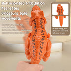 Kids 5-Piece T-Rex Toy Set Realistic Swallowing Dinosaur with Swing and Sound Effects