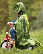 Kids Dinosaur Costume T-Rex Hooded Cloak Boys Girls Dinosaur Cosplay Outfit