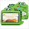 7'' Kids Tablet with Cute Silicone Case Eye Protection IPS Screen Tablet Educational Learning Toys for Kids 3+