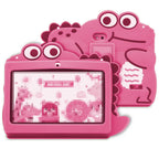 7'' Kids Tablet with Cute Silicone Case Eye Protection IPS Screen Tablet Educational Learning Toys for Kids 3+