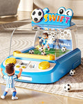Kids Tabletop Soccer Game Interactive Arcade Soccer Machine with Light and Sound for One or 2-Player Play