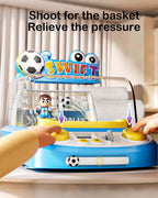 Kids Tabletop Soccer Game Interactive Arcade Soccer Machine with Light and Sound for One or 2-Player Play