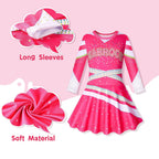 Kids Cheerleader Costume Fancy Addison Cheerleader Costume Party Outfit with Accessories