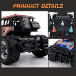 Kids Rc Monster Truck 1/20 All-Terrain Remote Control Cars 2.4g Without Controller Interference