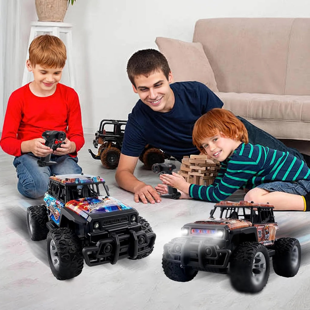 Kids Rc Monster Truck 1/20 All-Terrain Remote Control Cars 2.4g Without Controller Interference