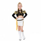 Pop Idol Costume Golden Black Stage Performance Outfit Cosplay Suit Full Set