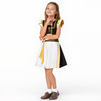 Girls Pop Star Costume Black Fashion Dress and Bag for Dress Up Party Daily Wear