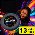 10.7'' LED Flying Disc with 13 Dynamic Light Modes Rechargeable and Waterproof Ultimate Disc for Games & Parties