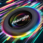 10.7'' LED Flying Disc with 13 Dynamic Light Modes Rechargeable and Waterproof Ultimate Disc for Games & Parties