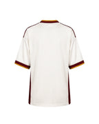 Lady Spain Jersey Cream White Oversized Mesh T Shirt for Football Game Day Watch Parties