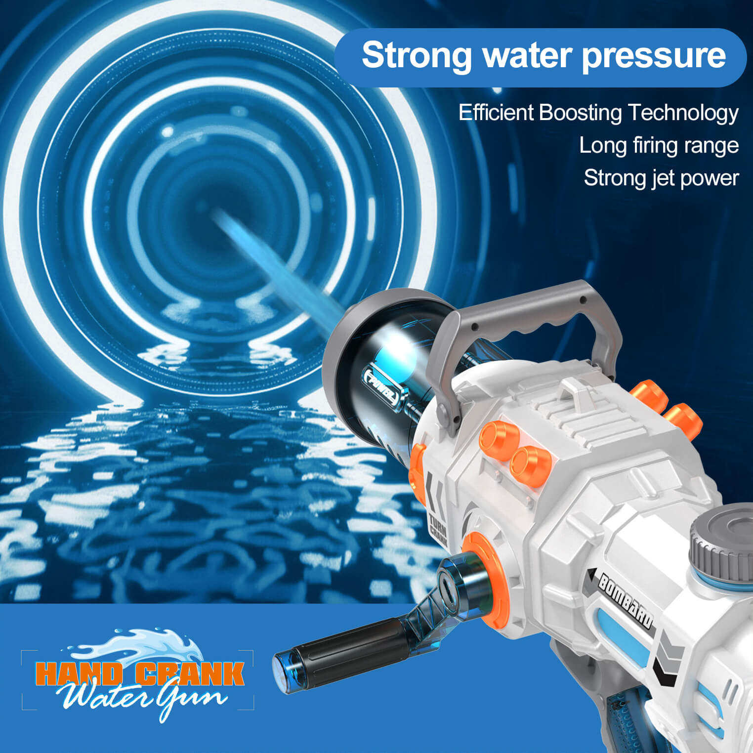 Large Capacity Water Gun Continuous High Water Pressure Parent-child Game Outdoor Summer Toy