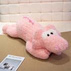 Large Soft Dino Plush Toy Crocodile Stuffed Animal Bed Pillow Toy For Kids and Adult