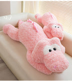 Large Soft Dino Plush Toy Crocodile Stuffed Animal Bed Pillow Toy For Kids and Adult