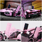 1280 PCS RC Racing Lambo Car 1/14 Remote Control Sports Cars Building Blocks w/ App Remote