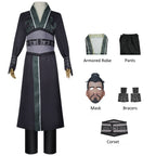 Mens Li Jing Outfit Adult General Li's Cosplay Costume Dress-up Full Set