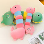 Long Dinosaur Plush Pillow Cute Soft Stuffed Animal Comfort Toy For Girls and Boys