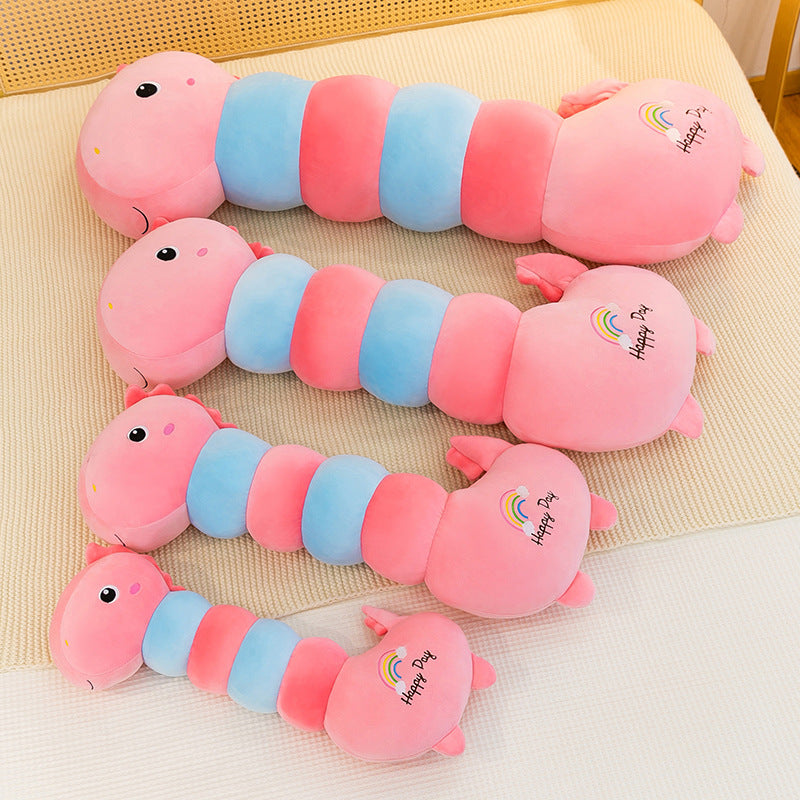 Long Dinosaur Plush Pillow Cute Soft Stuffed Animal Comfort Toy For Girls and Boys