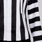 Women‘s Betelgeuse Costume Lydia Deetz Black and White Striped Suit for Halloween Carnival
