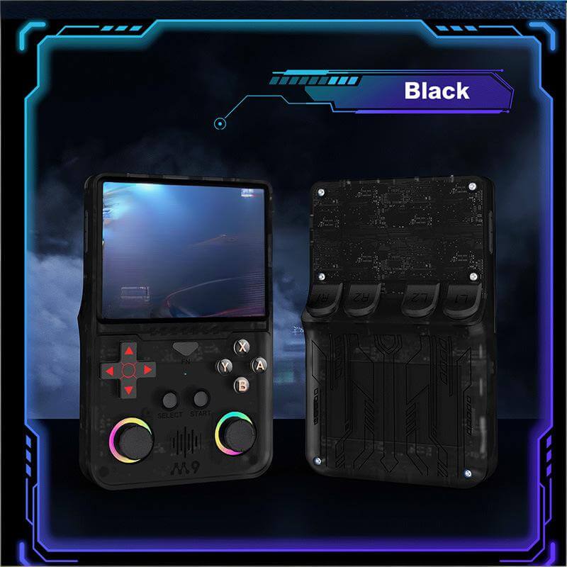 M9 Retro Handheld Game Console 128G SD Card Game Console with 18000+ Games and Dual 3D Joysticks For Gamers