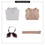 Kids Adults Megan Costume Fashion AI Doll Cosplay Suit for Dress Up Party