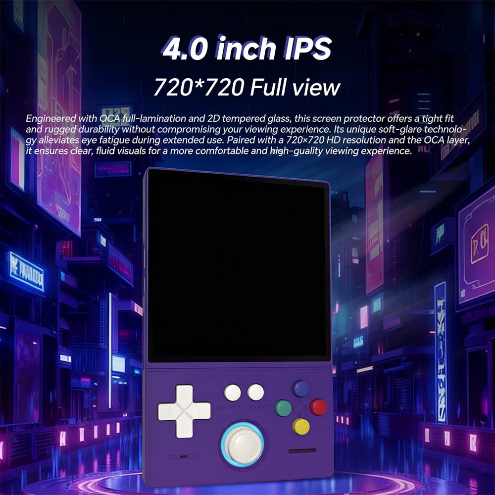 MINI40 Handheld Game Console Game 4.0'' 128GB SD Card Retro Console with RK3326 Chip and 4000mAh Battery