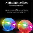 2in1 Magic Ball with 6 Light Music Transforming Flying Saucer Outdoor Indoor Interaction Toy