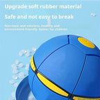 2in1 Magic Ball with 6 Light Music Transforming Flying Saucer Outdoor Indoor Interaction Toy