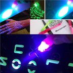 Magic Luminous Drawing Board Glow in Dark with Light Painting Board Educational Toy