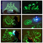 Magic Luminous Drawing Board Glow in Dark with Light Painting Board Educational Toy