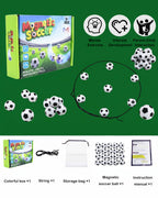 Magnetic Soccer Game Safe Mini Soccer Balls Set Indoor Outdoor Family Fun Interactive Toy for Kids aged 3+