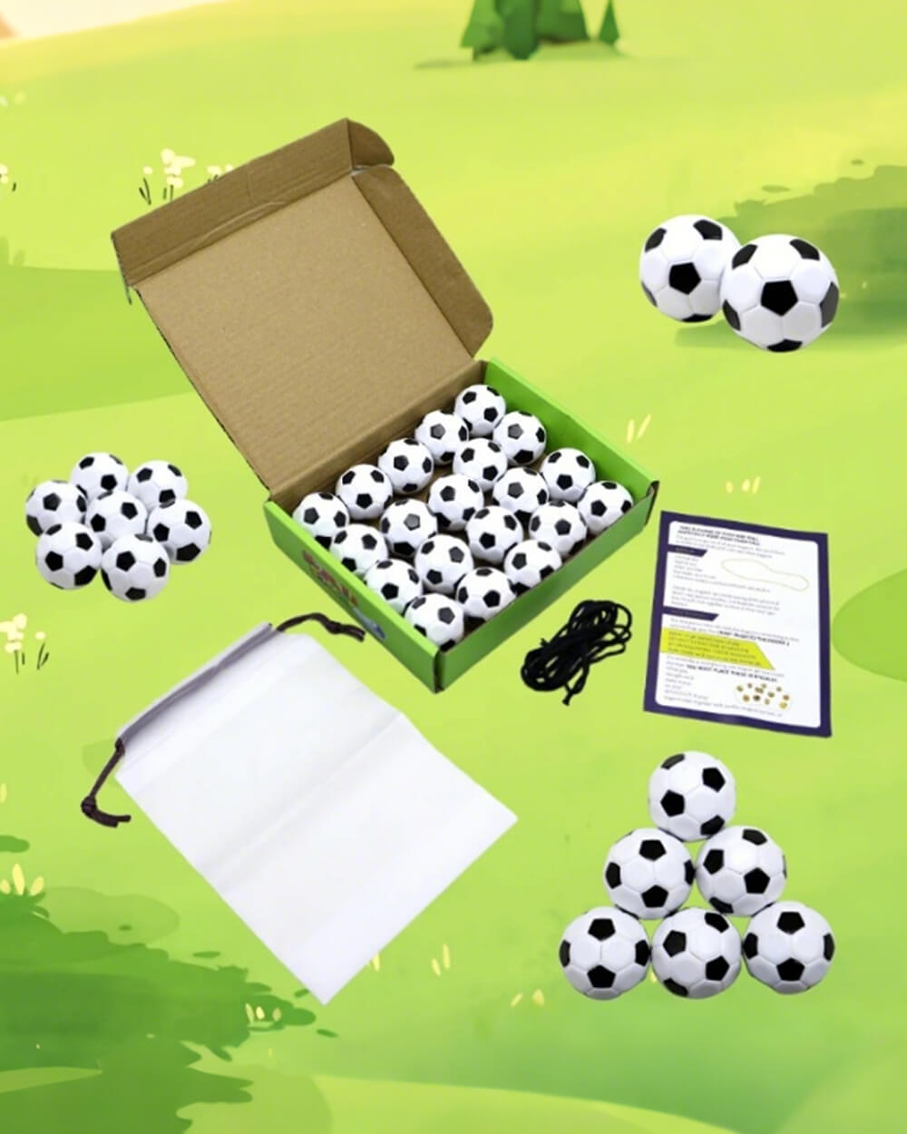 Magnetic Soccer Game Safe Mini Soccer Balls Set Indoor Outdoor Family Fun Interactive Toy for Kids aged 3+