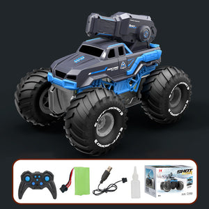 Kids RC Amphibious Vehicle 2.4G High Pressure Water Gun Car Two Speeds Off-road Car