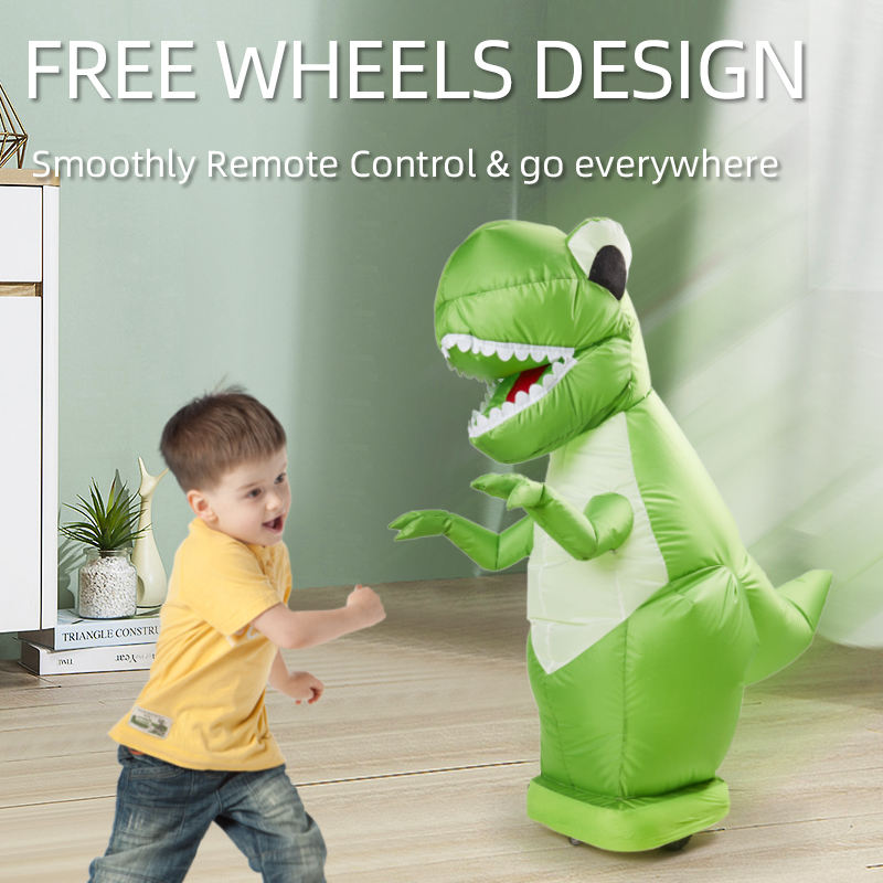 2.4Ghz Remote Control Dinosaur Unicorn Automatic Inflatable Toy with Two-speed Adjustment