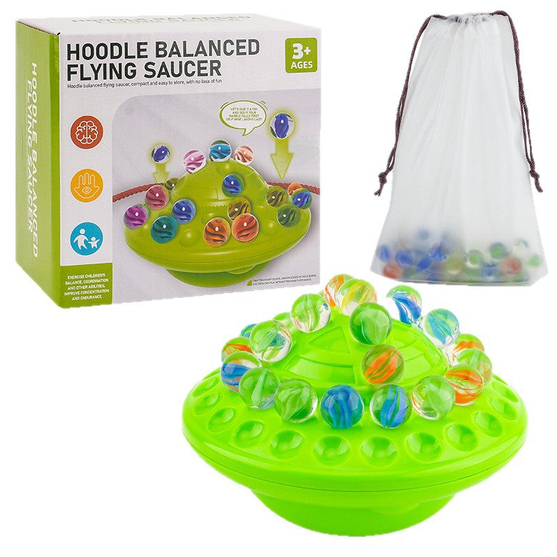 Marble Balancing Game with 60 Glass Marbles Storage Base Balancing Beads Family Fun Game for Kids & Adults
