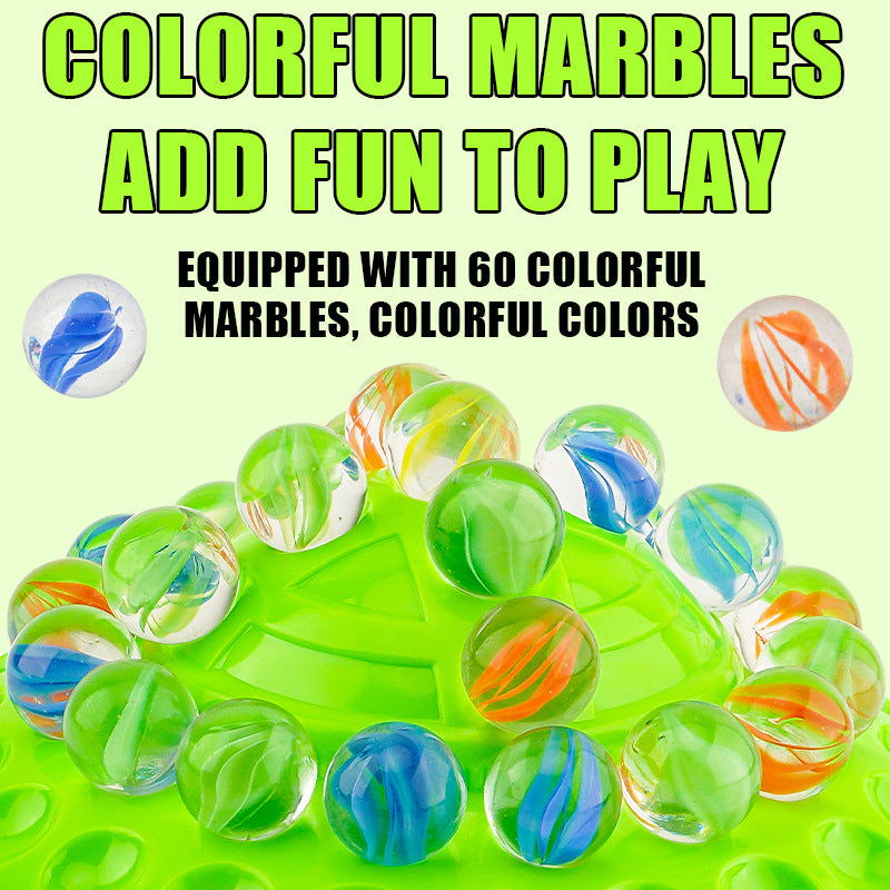 Marble Balancing Game with 60 Glass Marbles Storage Base Balancing Beads Family Fun Game for Kids & Adults