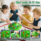 Marble Balancing Game with 60 Glass Marbles Storage Base Balancing Beads Family Fun Game for Kids & Adults