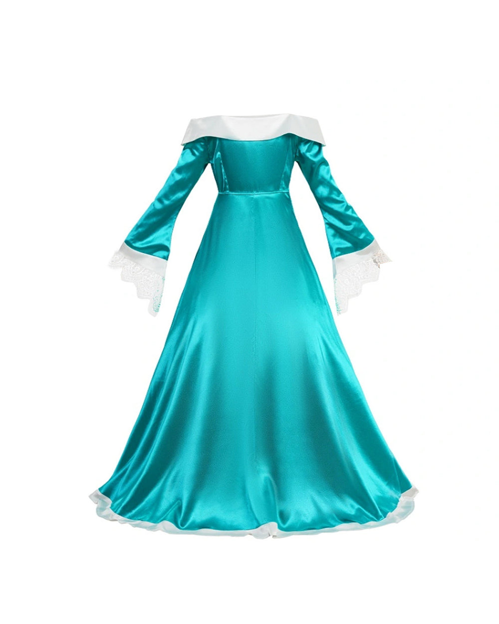 Rosalina Costume The Galactic Princess Turquoise Off-should Dress with Crown Star Wand Set