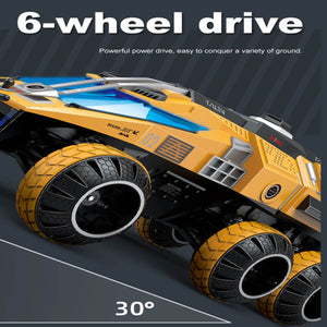 Mars Detecting RC Car 1/12 RC Rock Crawlers 6WD Remote Control Truck w/ Hidden Lift Water Bomb Shooting