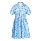 Kids Matilda Wormwood Costume Blue Dress Girls Halloween Cosplay Outfit
