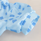 Kids Matilda Wormwood Costume Blue Dress Girls Halloween Cosplay Outfit