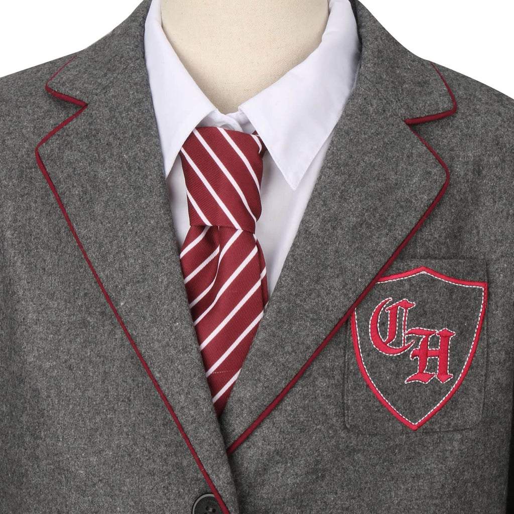 Matilda Wormwood Costume Gray School Uniform Girls Adults Halloween Cosplay Outfit