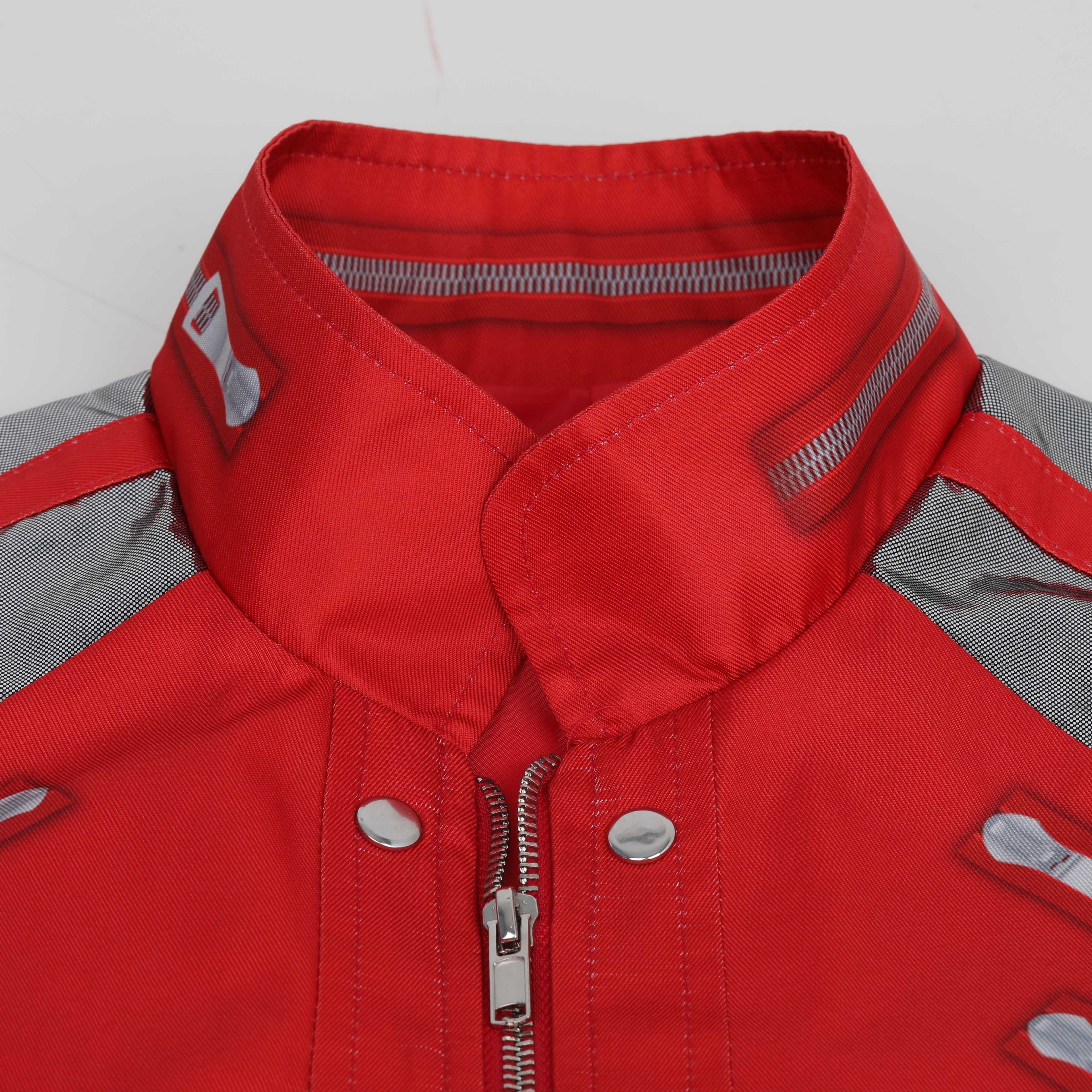 Kids Pop King Costume Retro 80s Red Tops Pants and Shirt Outfit for Stage Performance