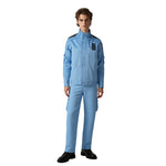 Adult No.17 Costume Blue Tops Pants Hat and Goggles 2025 Movie Uniform for Cosplay