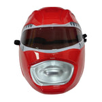 Kids Adults Red Ranger Helmet Mighty Morphin Mask for Dress Up Party