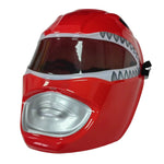 Kids Adults Red Ranger Helmet Mighty Morphin Mask for Dress Up Party