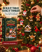 2026 Mini Christmas Brick Ornament Advent Calendar 24-Day Hanging Tree Decor