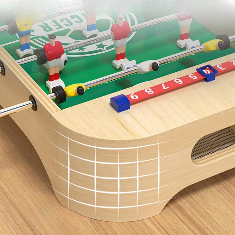 Mini Foosball Table Game Portable Tabletop Soccer Game Educational Toys for Family & Parties