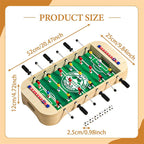 Mini Foosball Table Game Portable Tabletop Soccer Game Educational Toys for Family & Parties