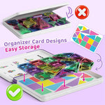 40pcs Mini Magnetic Tiles Colorful Magnetic Building Blocks Set for Kids Educational Toys